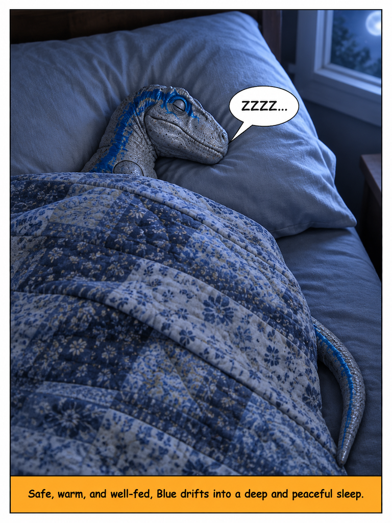 Blue The velociraptor dave’s hot chicken visit!!! (page 8 of 8)