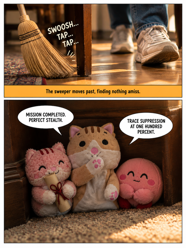 Clean Sweep under the Table (page 4 of 4)