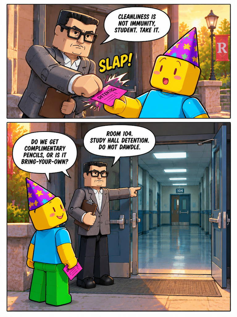Straight to Detention (page 2 of 4)