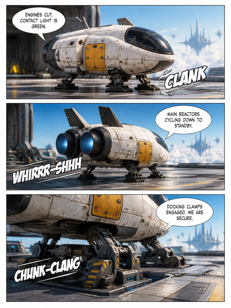 Arrival at Mira HQ (page 3 of 4)