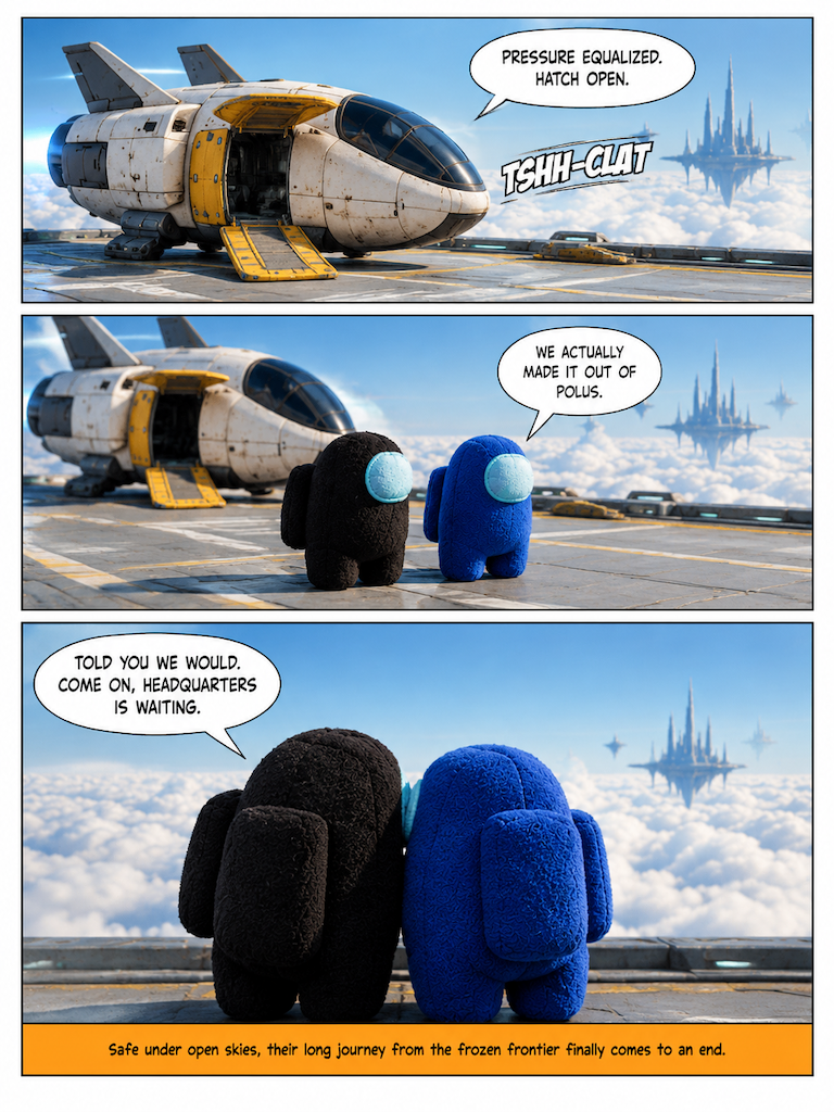 Arrival at Mira HQ (page 4 of 4)