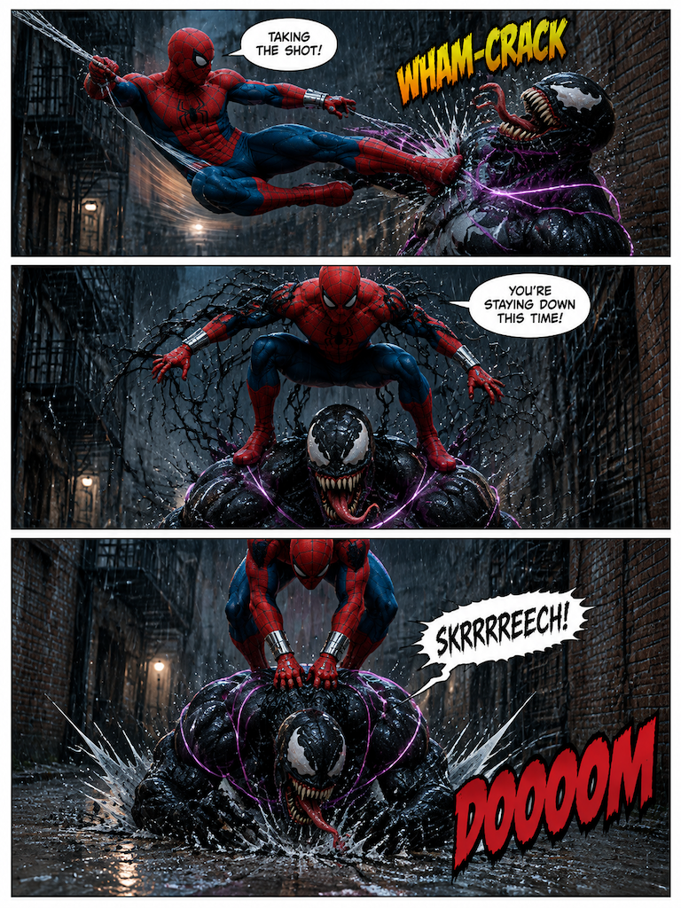 Spiderman: Can't go back comic series (page 2 of 4)