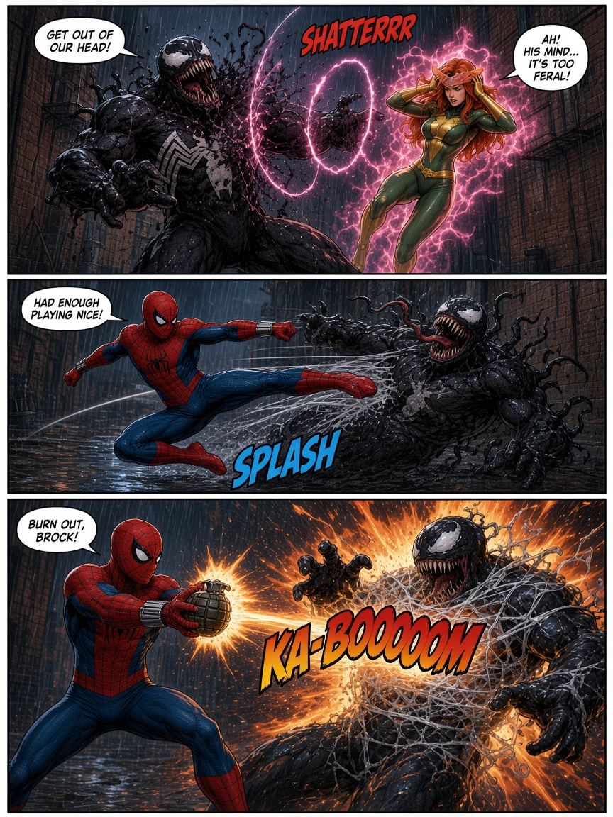 Spiderman: Can't go back comic series (page 3 of 4)