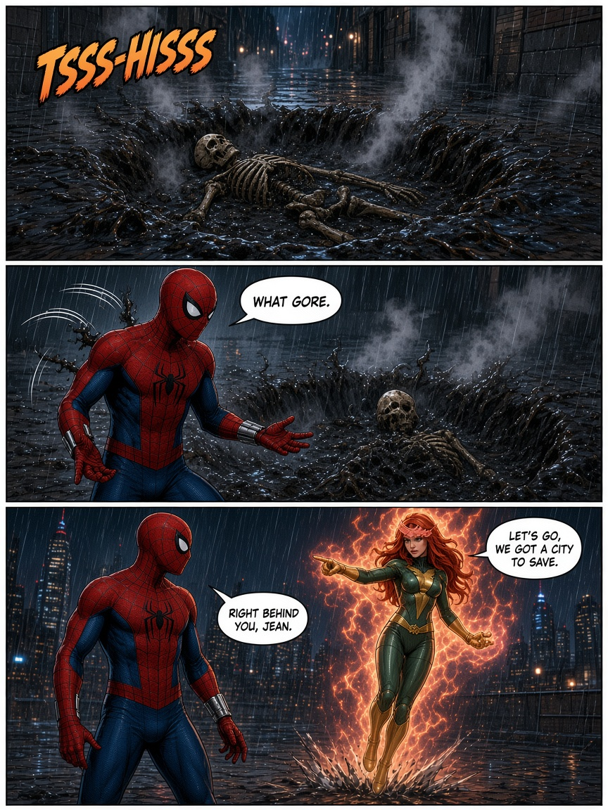 Spiderman: Can't go back comic series (page 4 of 4)