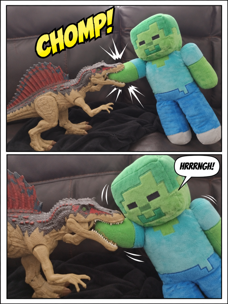 Spinosaurus Vs MINECRAFT ZOMBIE! (page 2 of 4)