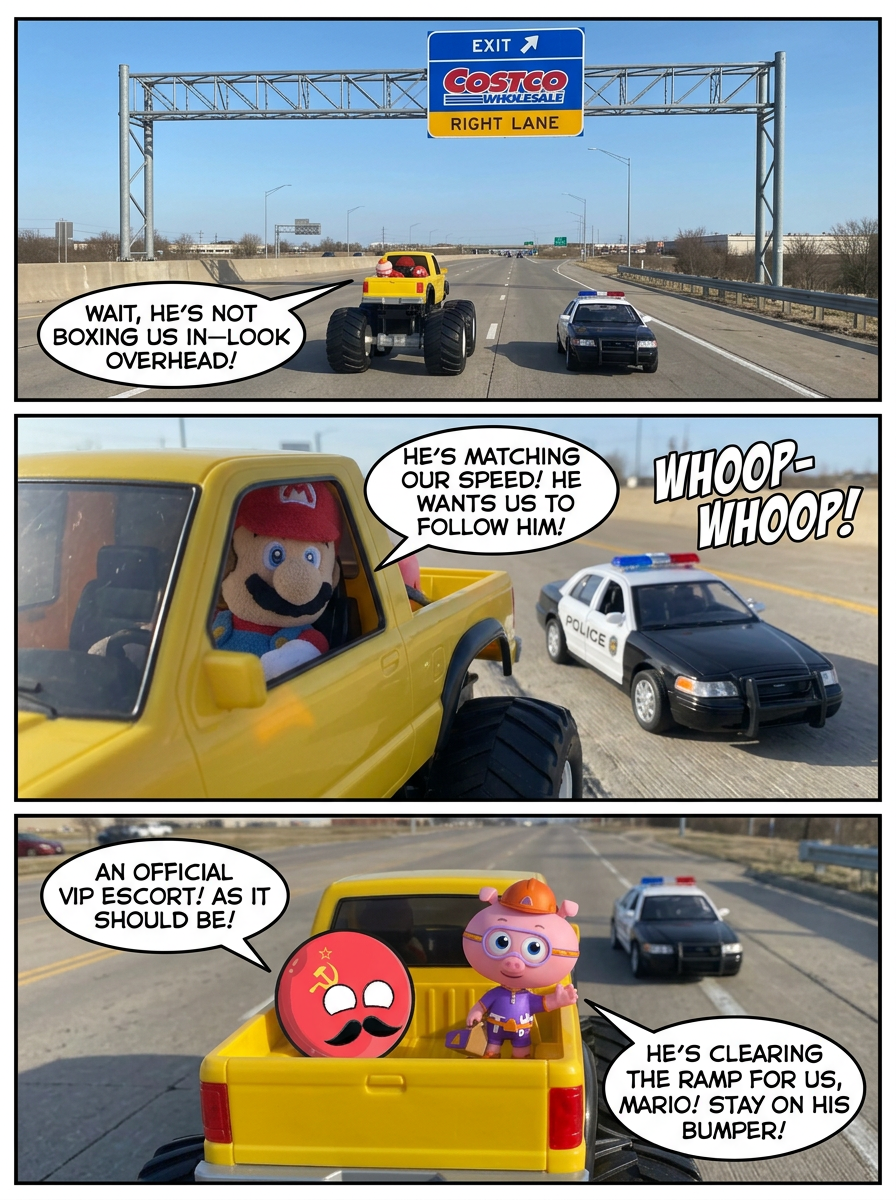 Highway Escort to the Food Court (page 2 of 4)