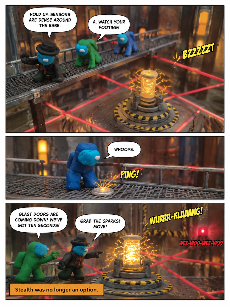 The Spark Factory Heist (page 2 of 4)