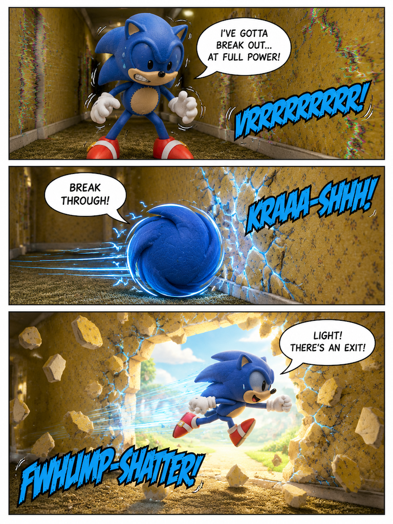 A Sudden Blue Blur (page 3 of 4)