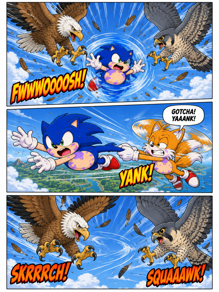 Aerial Claws and Crashing Down (page 3 of 4)