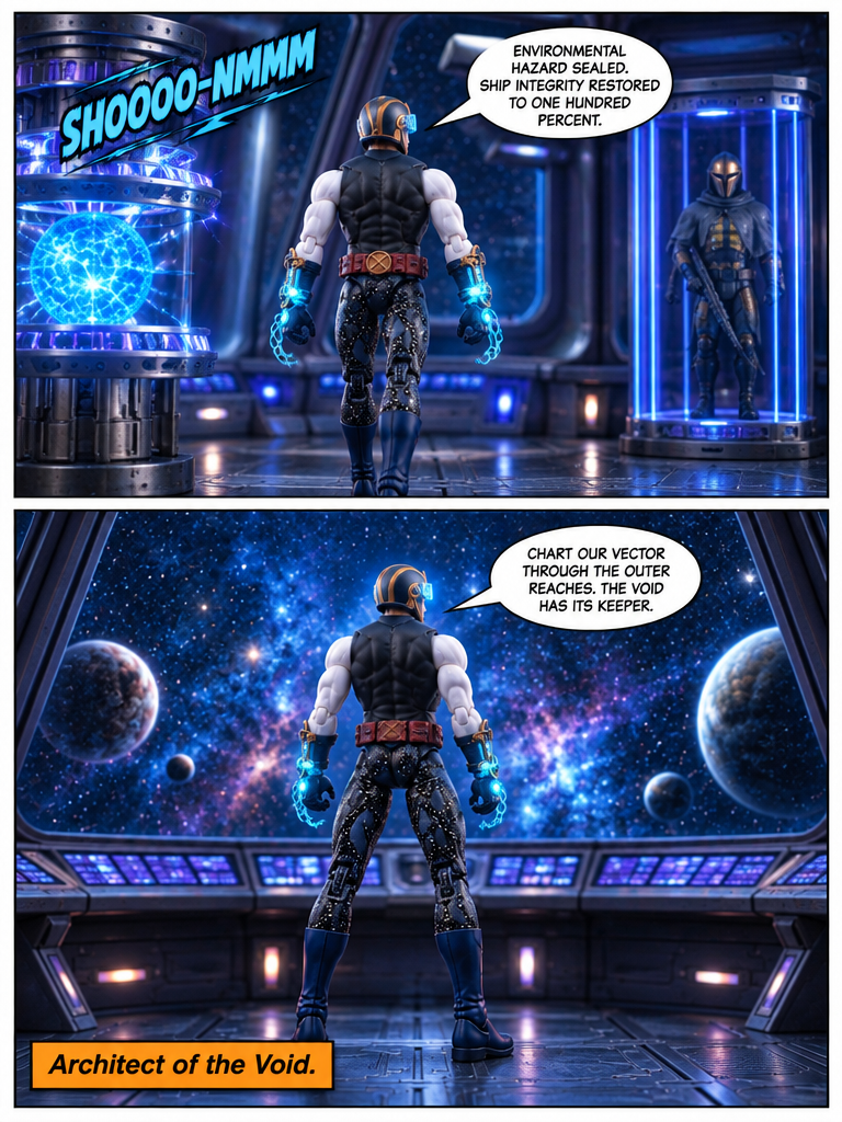 πͺ Kaelen Voss π₯ Architect of the Void: Breach on the Odyssey π¬ Comic St pt 2 (page 8 of 8)