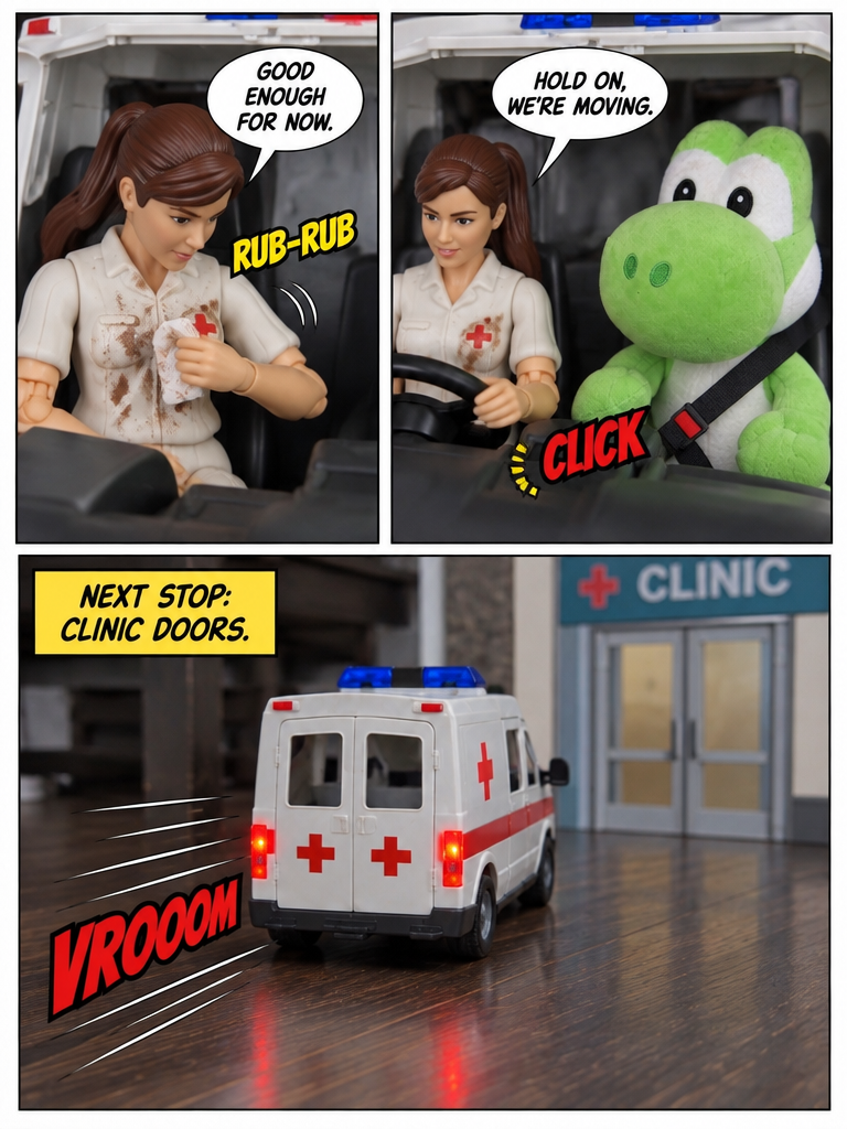 A Sudden Mess at the Clinic (page 2 of 4)