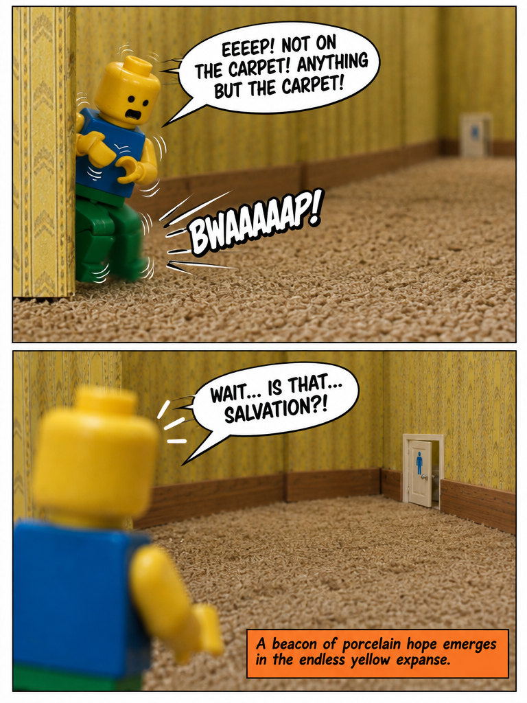 Desperate Measures in the Yellow Hallway (page 2 of 4)