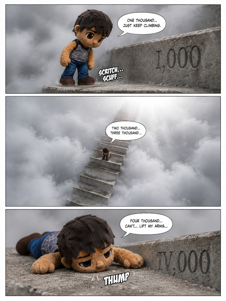 Level End and the Four Thousand Steps (page 2 of 4)
