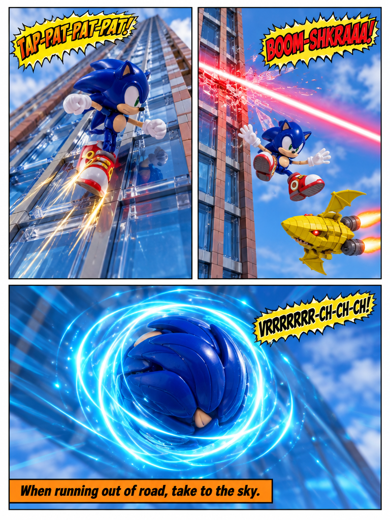 SONIC DASH BAST COMIC (page 3 of 8)