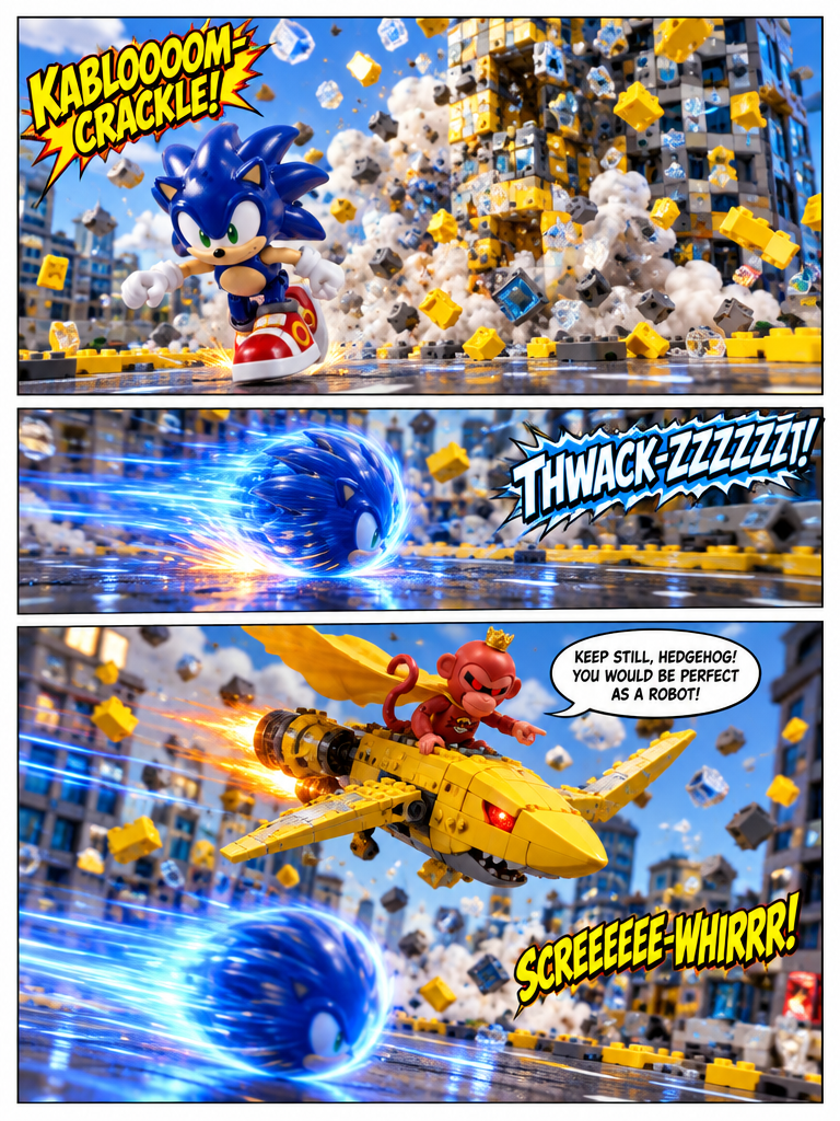 SONIC DASH BAST COMIC (page 4 of 8)