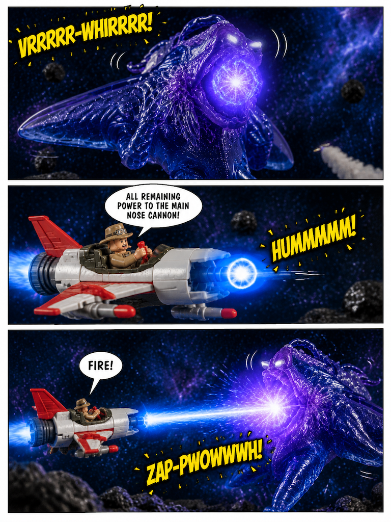 Cosmic Clash of Beams (page 3 of 4)