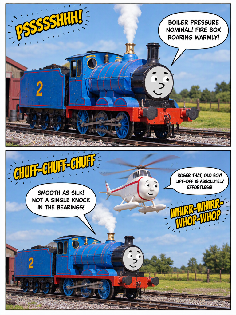 Mended and Steaming (page 3 of 4)