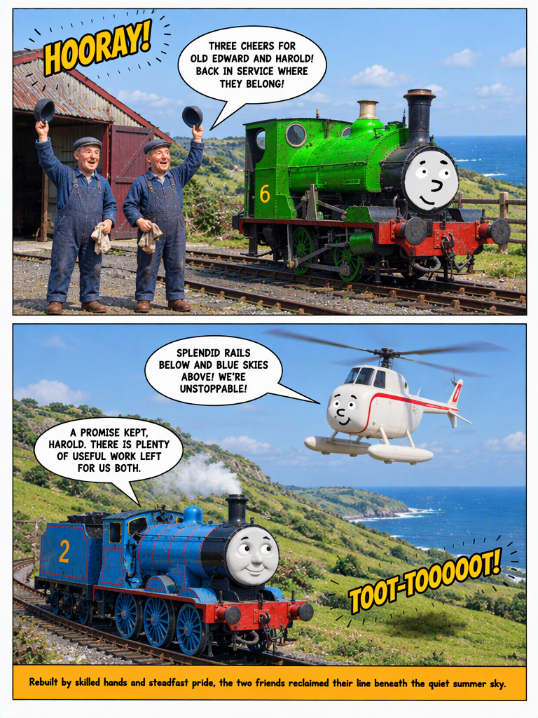 Mended and Steaming (page 4 of 4)