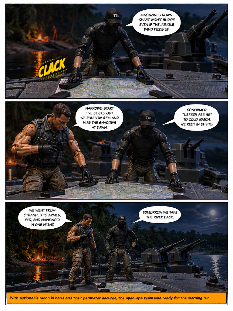 Night sweep along the riverbank (page 4 of 4)