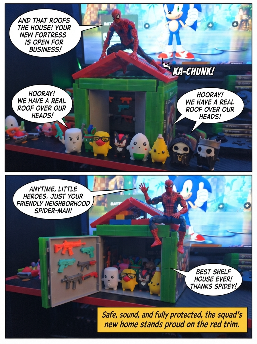 Spider-Man gives sprites A Home on the Shelf (page 4 of 4)