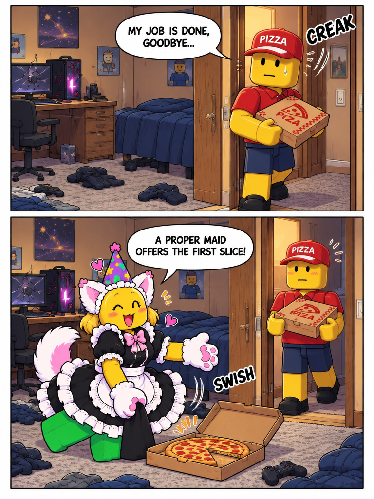 Maid Service Pizza Spill (page 2 of 4)