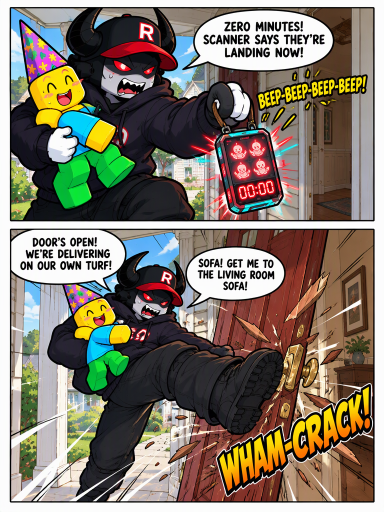 Quadruple Trouble on the Way Home (page 6 of 8)