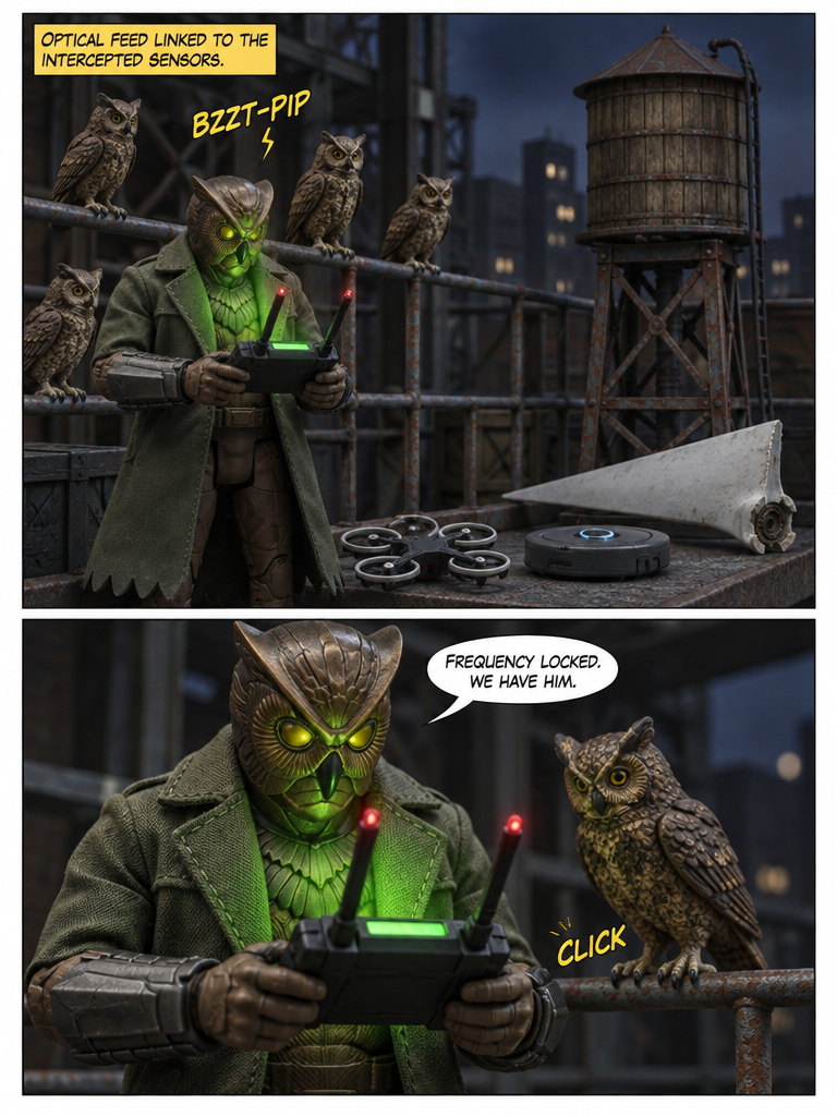 Spider-Man  - Eyes in the Night - Comic Story ; part 14 (end) (page 3 of 4)