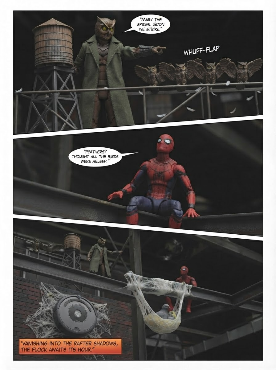 Spider-Man  - Eyes in the Night - Comic Story ; part 14 (end) (page 4 of 4)