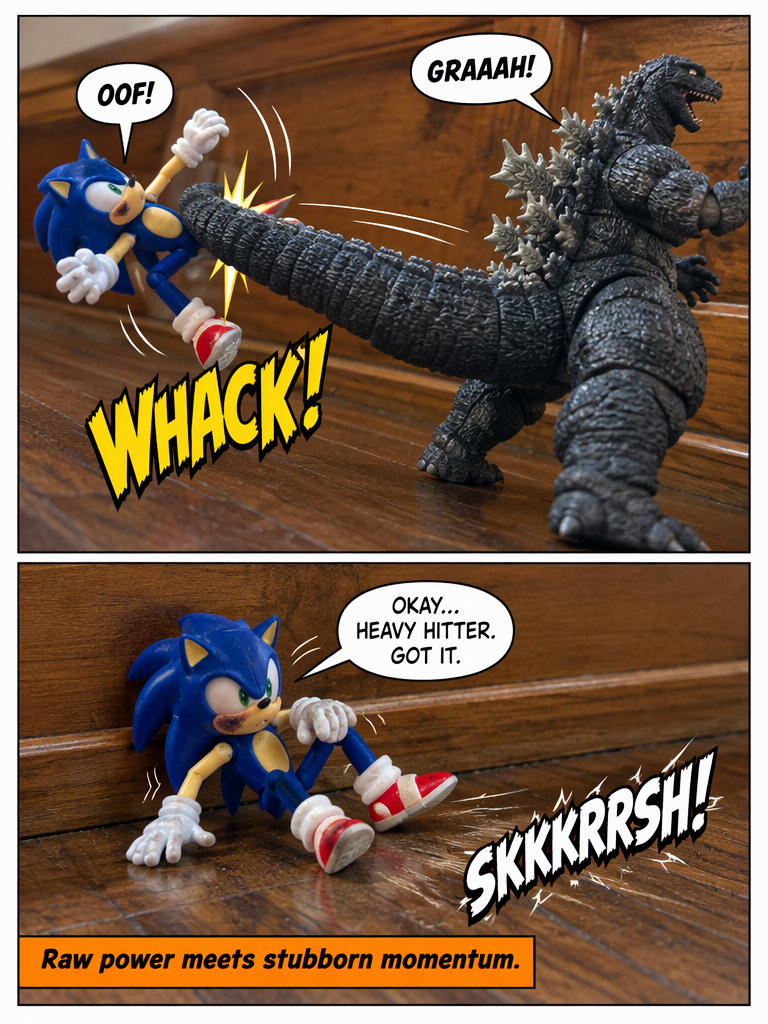 Sonic the hedgehog x Godzilla issue 3 (page 2 of 4)