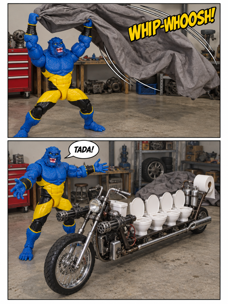 Angus and the Ultimate Toilet Motorbike (page 2 of 4)