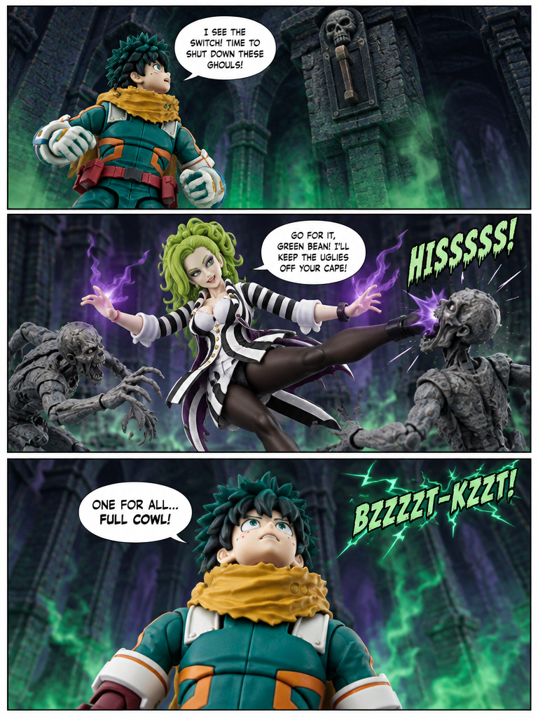 deku and beetlejuice in The Ghouls of the Grave (page 2 of 4)