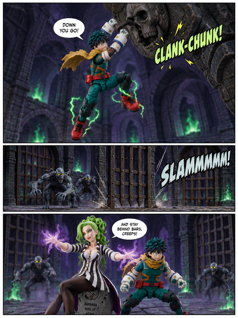 deku and beetlejuice in The Ghouls of the Grave (page 3 of 4)