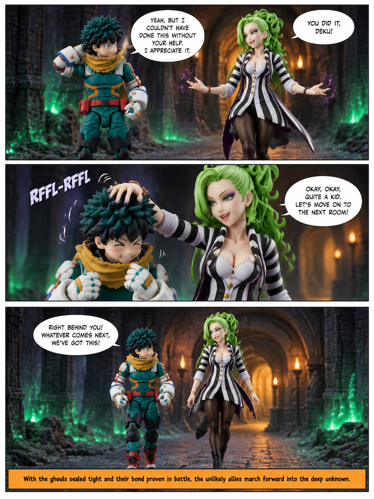 deku and beetlejuice in The Ghouls of the Grave (page 4 of 4)
