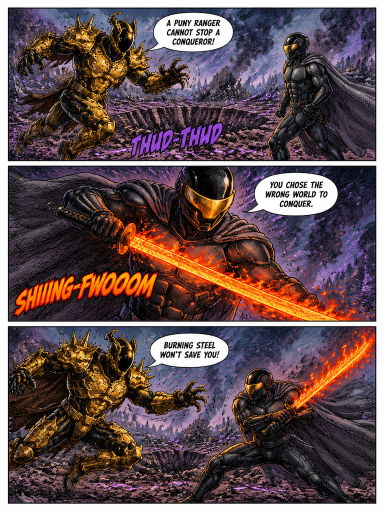 Enter the Black Ranger-the time before the rangers time!- (page 2 of 4)