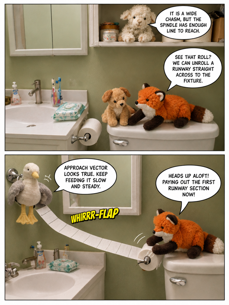 No Sparks on the Carpet: The Bathroom Run (page 5 of 12)