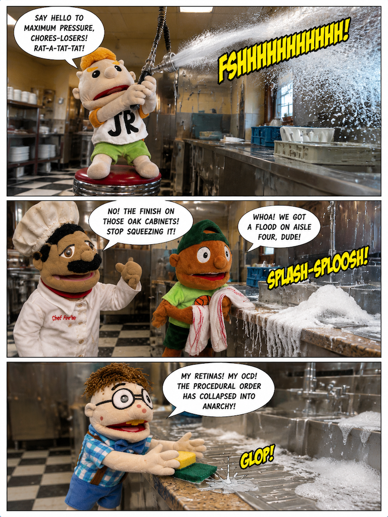Dish Duty Disaster (page 2 of 4)