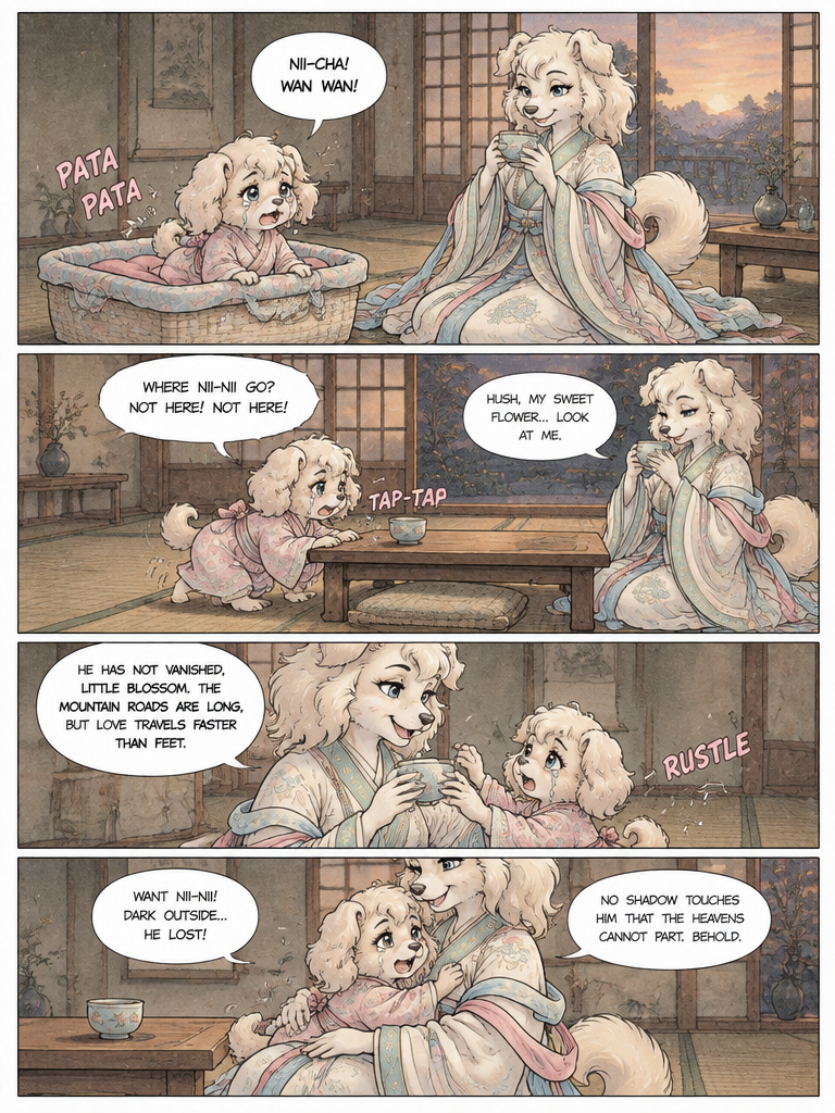 Evening Tea and Distant Steps (page 2 of 4)