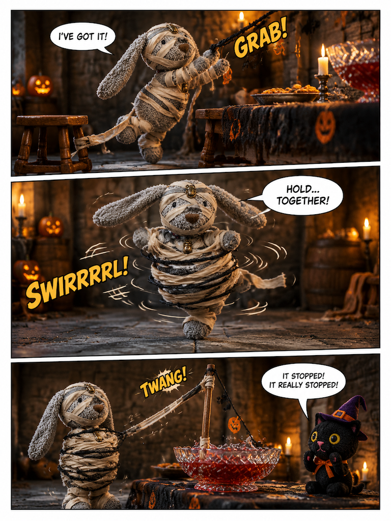 The Unraveling Mummy!!!👻 (page 3 of 8)
