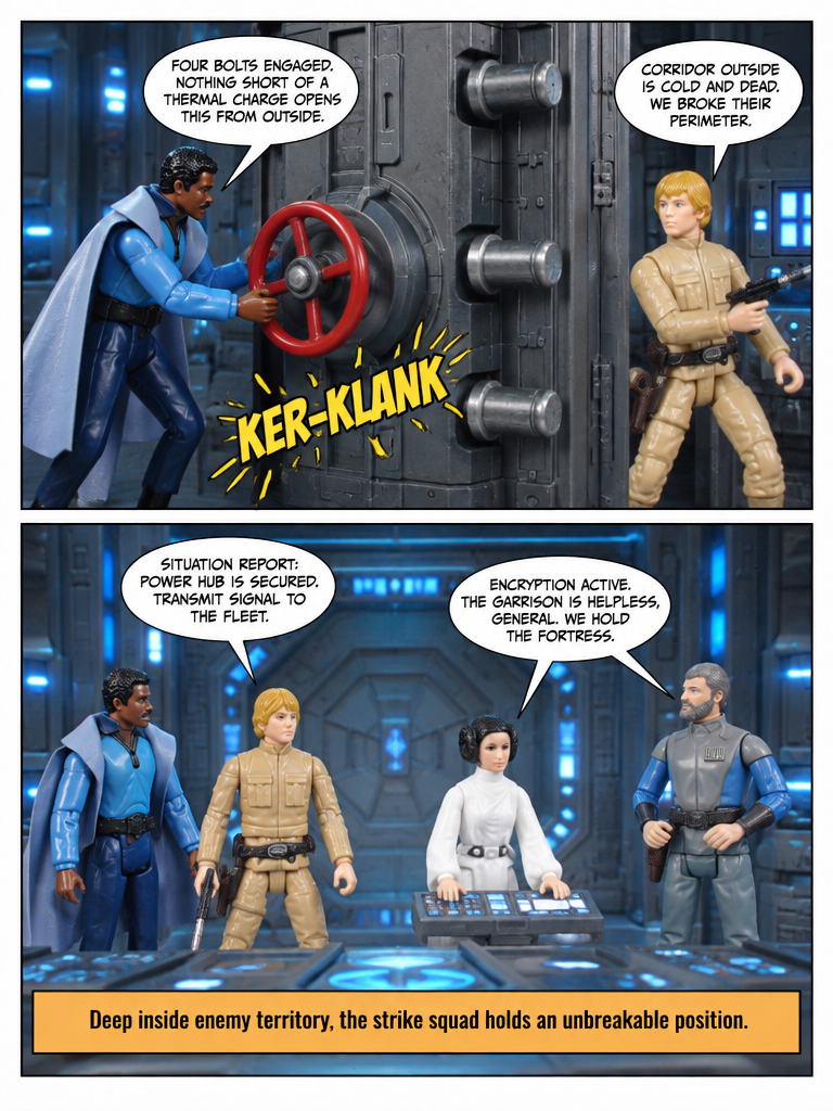 ⭐️Star Wars TVC 🗡 Breach at the Power Hub 💬 Comic Story part 5 (page 4 of 4)