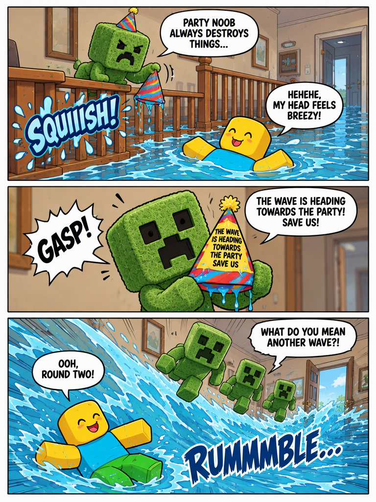 Flood Warning on the Party Hat (page 4 of 4)