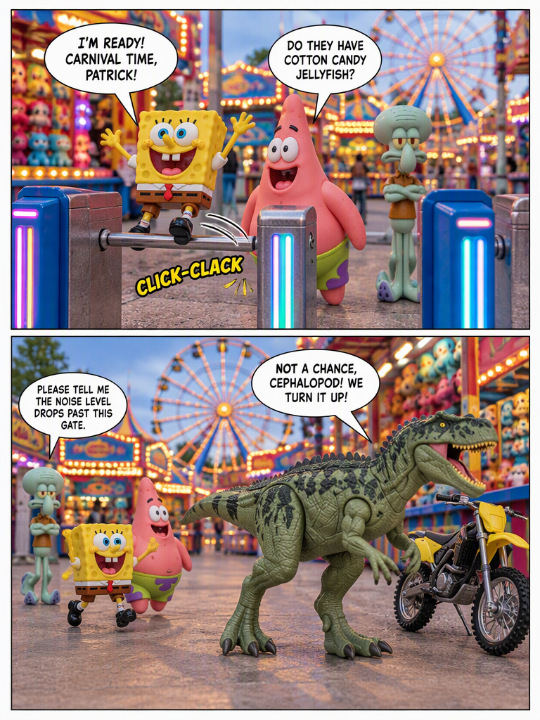 Zeb Leads the Grand Carnival Procession (page 3 of 8)