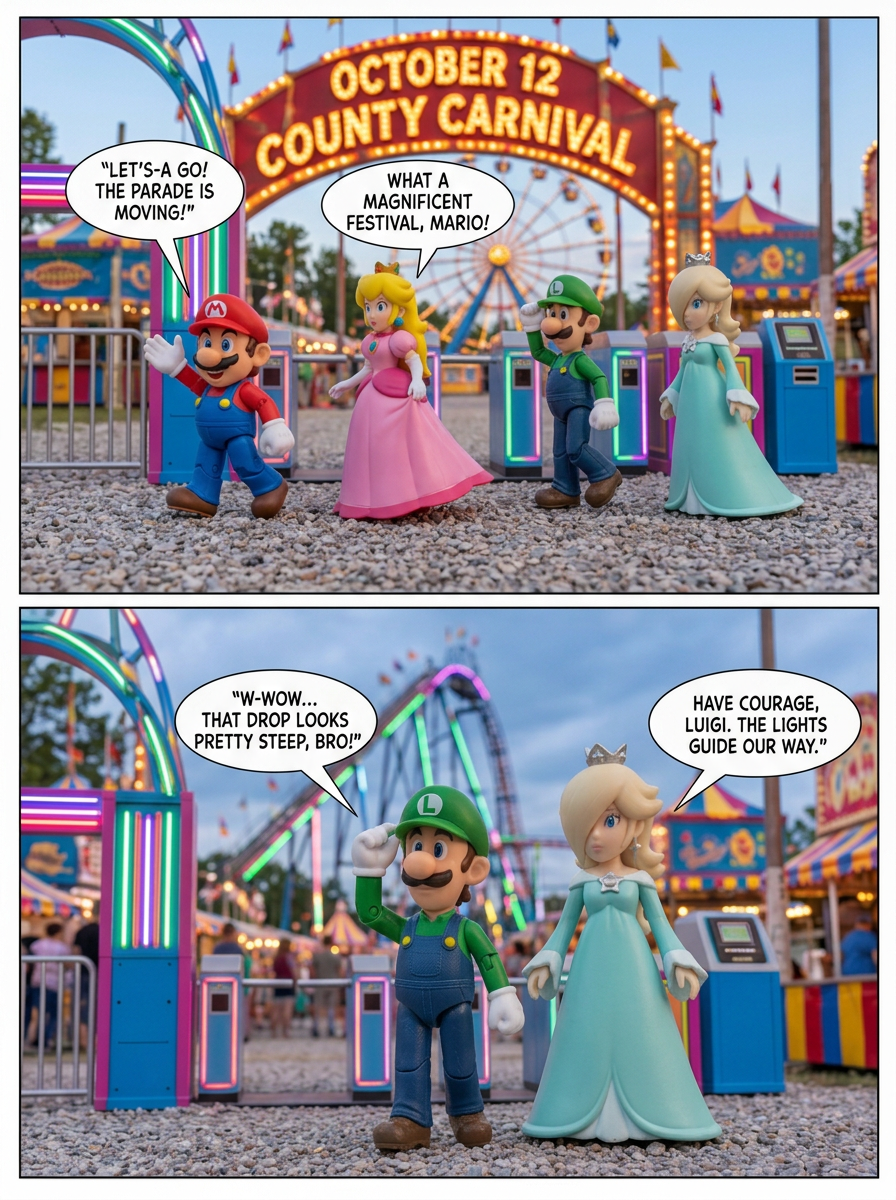 Zeb Leads the Grand Carnival Procession (page 4 of 8)