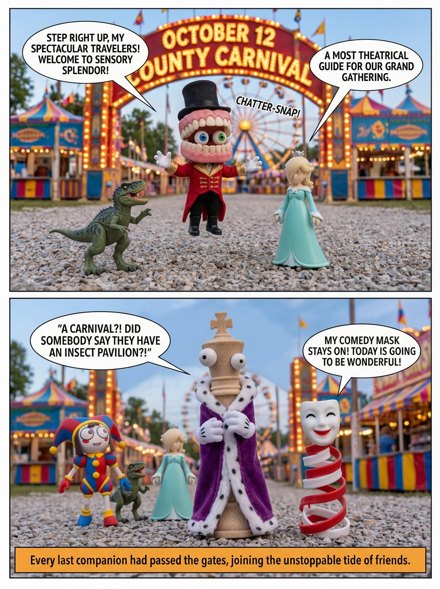 Zeb Leads the Grand Carnival Procession (page 7 of 8)