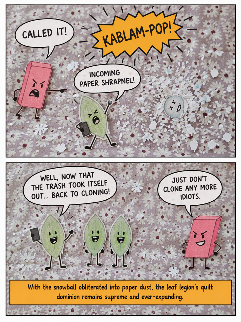 Leaf Clones and Snowball's Demise (page 4 of 4)