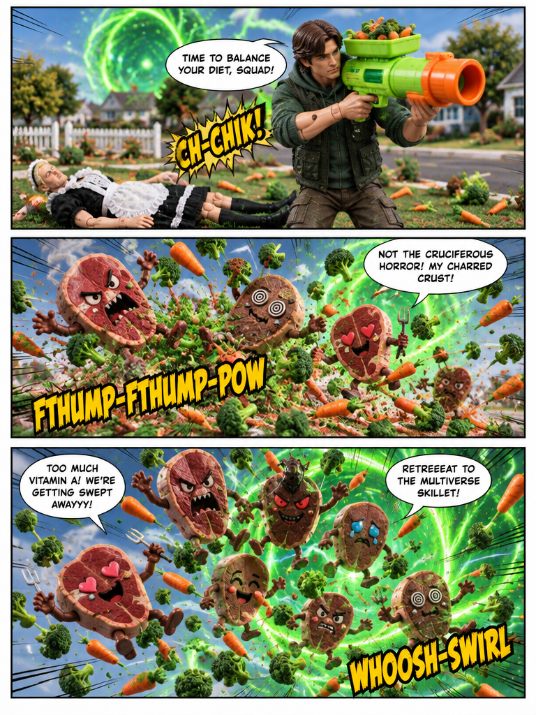 Invasion of the Steak Multiverse (page 3 of 4)