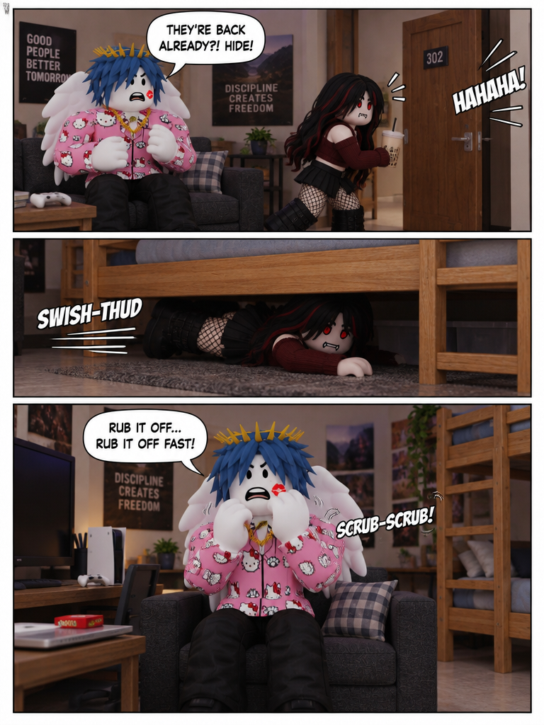 Caught Under the Bunk (page 3 of 4)