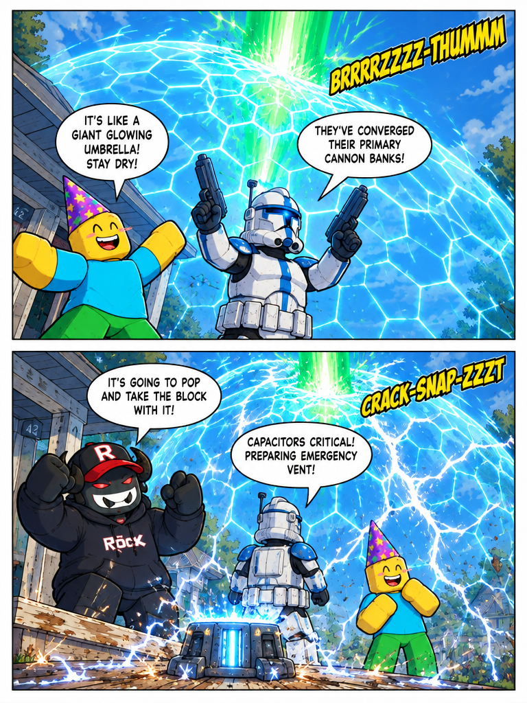 Orbital Barrage Over Elmwood (page 2 of 4)