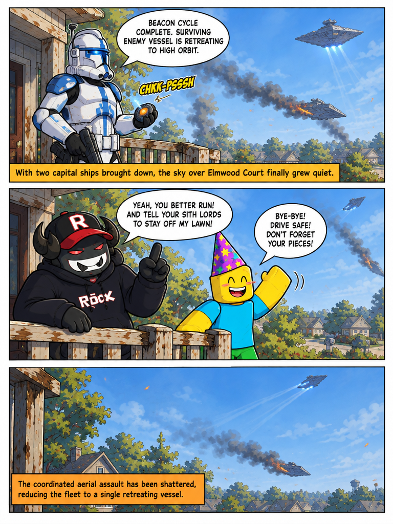 Orbital Barrage Over Elmwood (page 4 of 4)