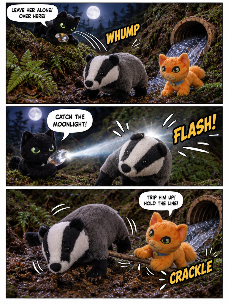 Badger at the Culvert (page 2 of 4)