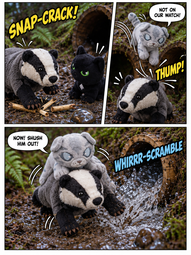 Badger at the Culvert (page 3 of 4)